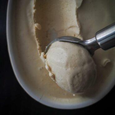Сладолед солен карамел с кафяво масло