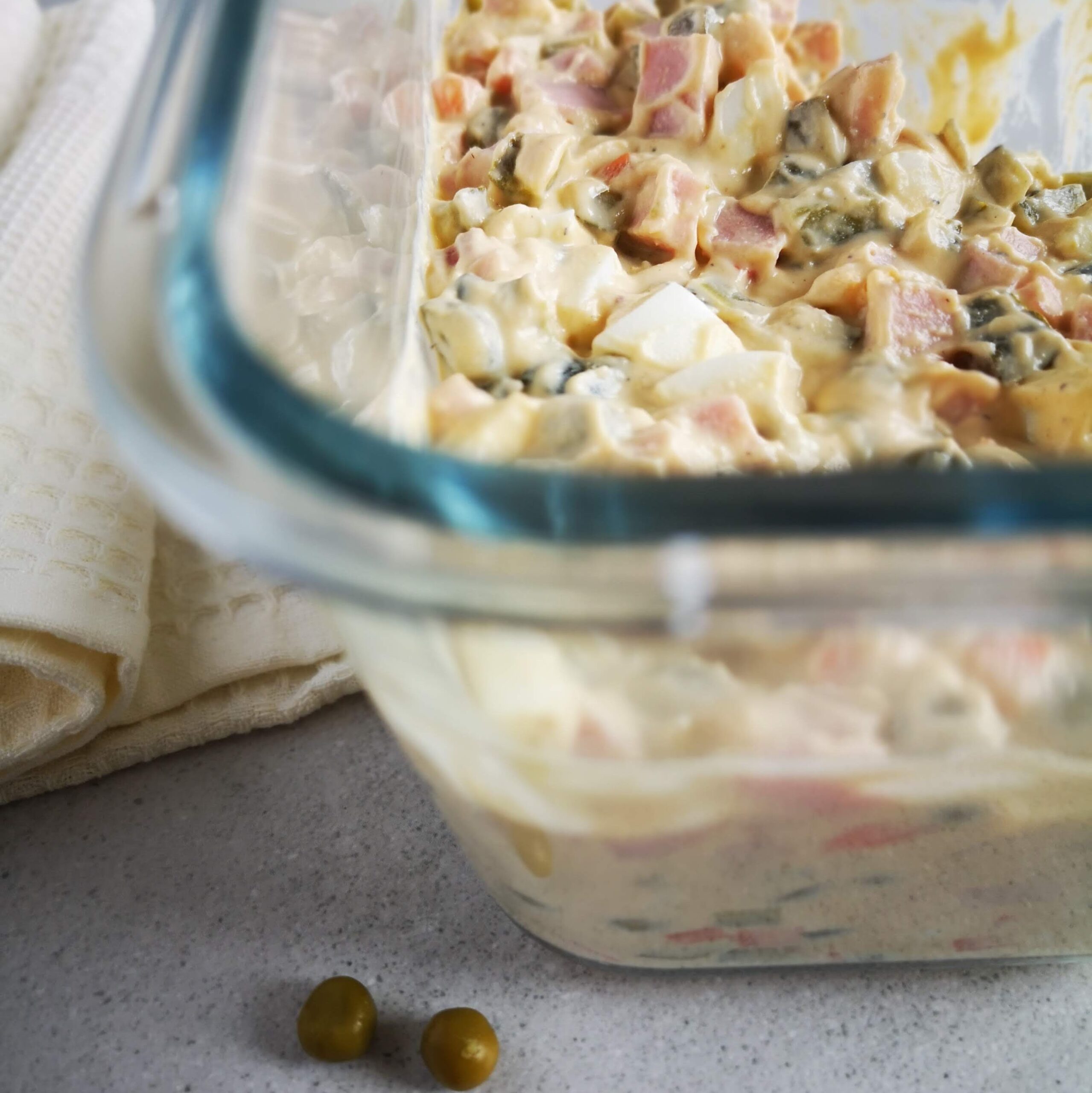 Яйчна салата Фалшива руска салата без картофи